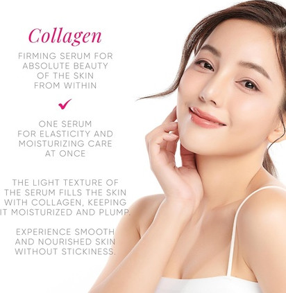 Serum Jcosmetic Skin Solution Firming Collagen Serum with Niacinamide and Adenosine