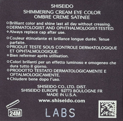 Cream Eyecolor Shiseido Smk Shimmer