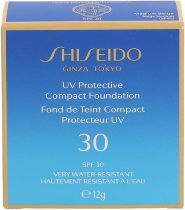 Тональная основа в компактном формате Shiseido с защитой от солнца