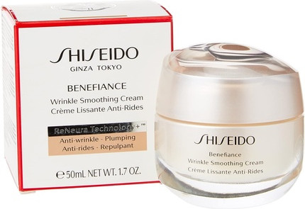 Getönte Tagescreme Shiseido Skin Benefiance Wrinkle Smoothing Cream