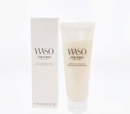Facial Scrub Shiseido Waso Soft Plus Cushy Polisher