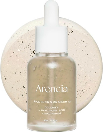 Glow Serum Arencia Radiant Glow mit Kollagen und Hyaluronsäure