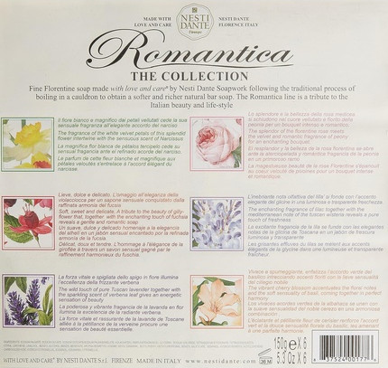 Soap Nesti Dante Romantica Florentine Rose & Peony