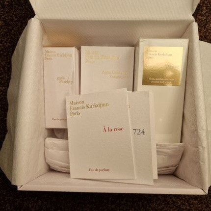 Body Lotion and Perfumes Gift Box Maison Francis Kurkdjian