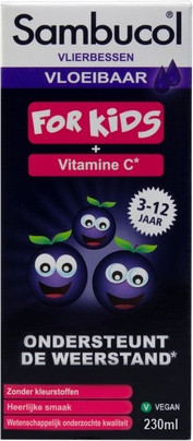 Syrup Sambucol Natural Remedy For Children's Cough And Cold Symptoms