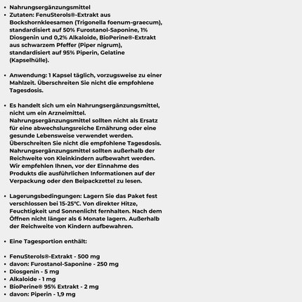 Capsule Medverita Fenusterols Fenugreek Extract