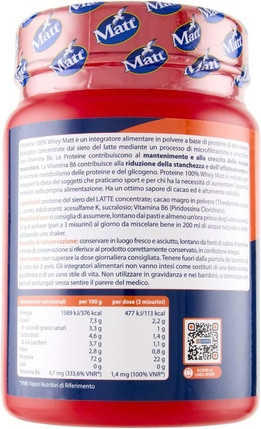 Food Supplement Matt Matt Sport 100 Whey Protein