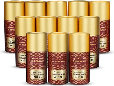Perfume Oil Set Al Haramain Variety Of Twelve Unique Fragrances
