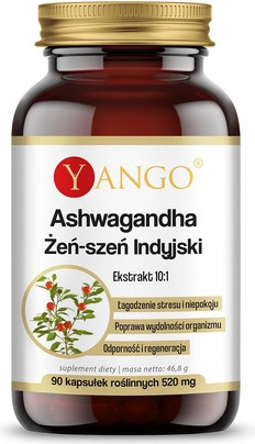 Dietary Supplement Yango Ashwagandha Indian Ginseng Extract