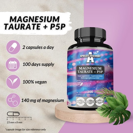Mineral Supplement Magnesium Taurate P5P