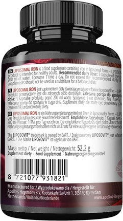 Liposomal Iron Capsules Apollo's Hegemony