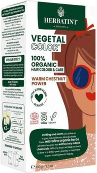 Pflanzliche Haarfarbe Herbatint Organic Warm Chestnut Power Vegetal Colour
