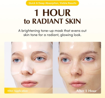 Face Mask Equalberry Glow Mask with Niacinamide and Collagen