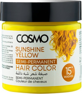Semi Permanent Haarfarben-Creme Cosmo Cosmetics Sun Shine Yellow