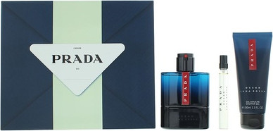 Eau De Toilette Gift Set Prada Luna Rossa Ocean