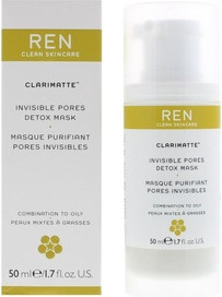 Purifying Mask Ren Clean Skincare Clarimatte Invisible Pores Detox