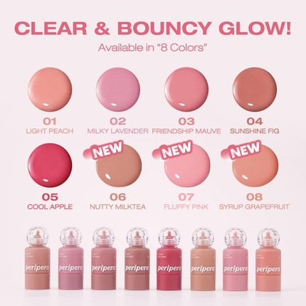 Peripera Syrupy Tok Yonoq uchun suyuq ru'mol