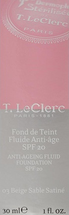 Жидкая тональная основа Leclerc Beige Sable Satiné