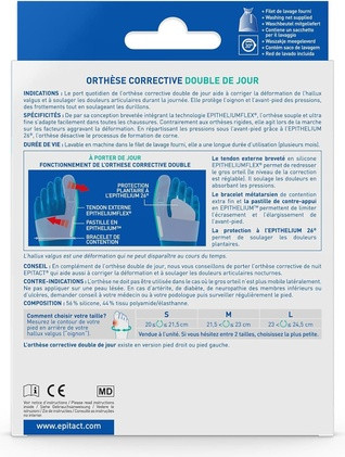 Orthosis Epitact Hallux Valgus & Plantar Pain Double Corrective