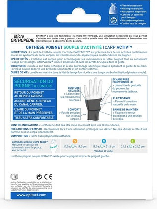 Wrist Brace Epitact Epitact Carp'activ Soft