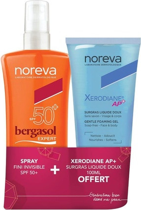 Face Sun Protection Spray Noreva Bergasol Expert Invisible Finish SPF 50+
