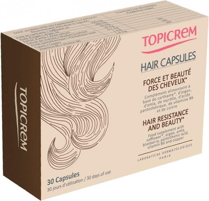 Hair Vitamin Topicrem Hair Capsules for Hair Strength and Beauty