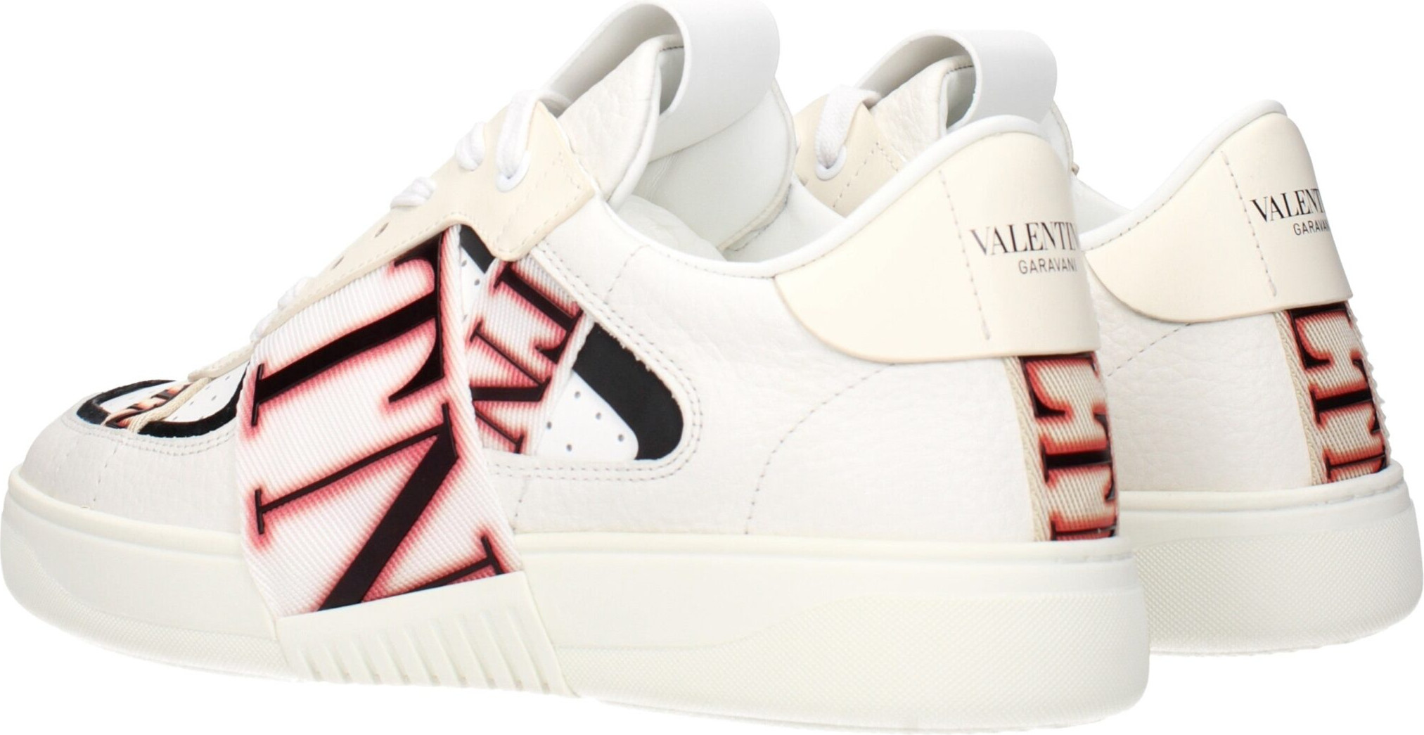 Белые кожаные кроссовки Valentino Garavani