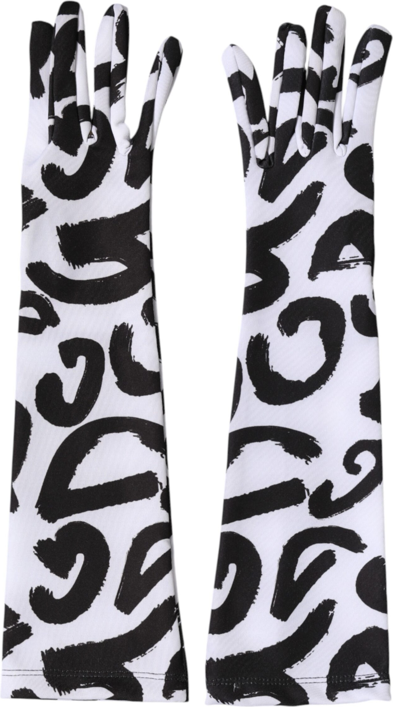 Elbow Length Mitten Gloves Dolce & Gabbana