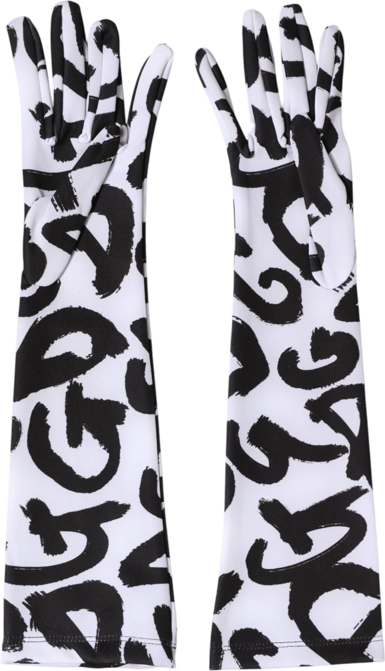 Elbow Length Mitten Gloves Dolce & Gabbana
