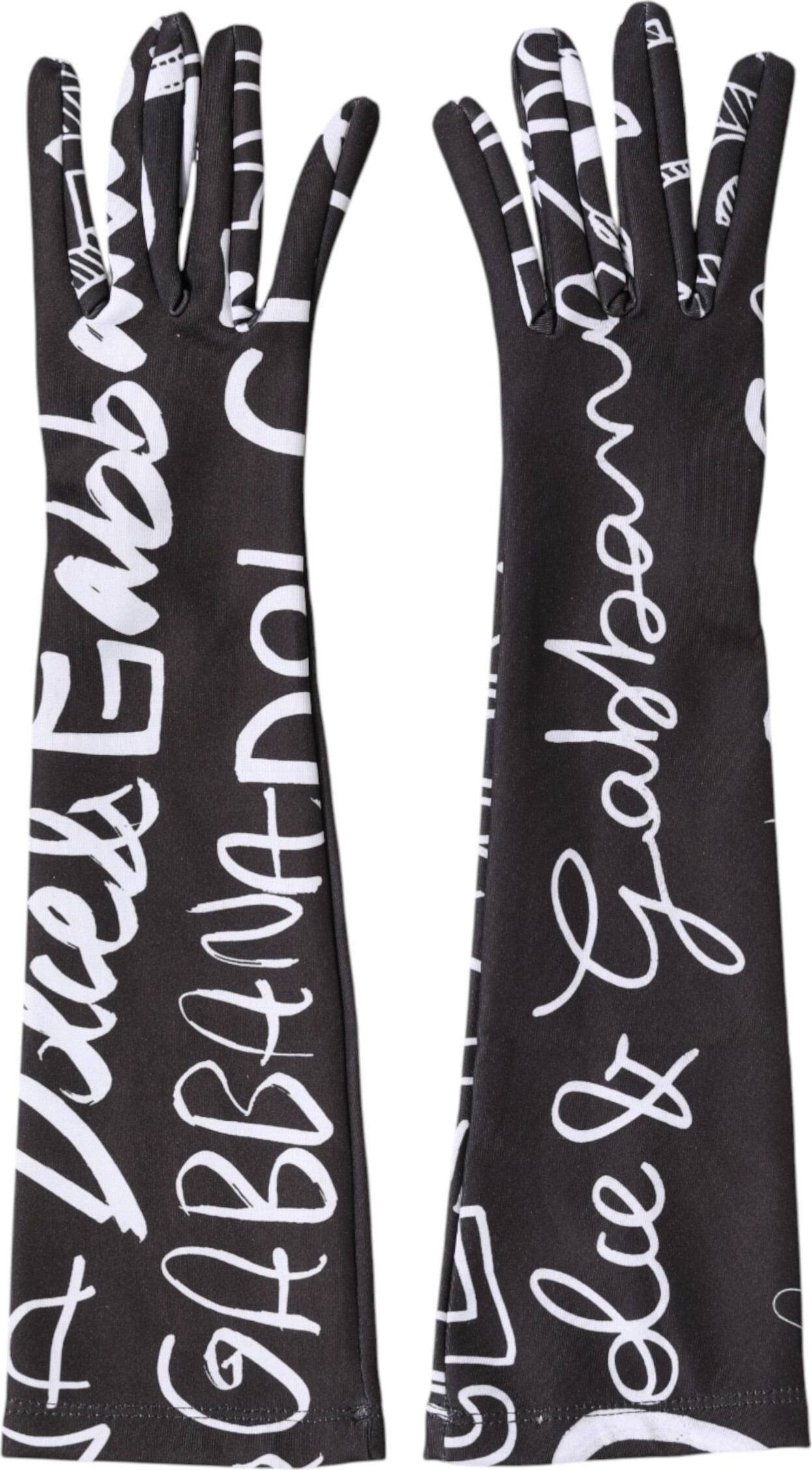 Elbow Length Mitten Gloves Dolce & Gabbana