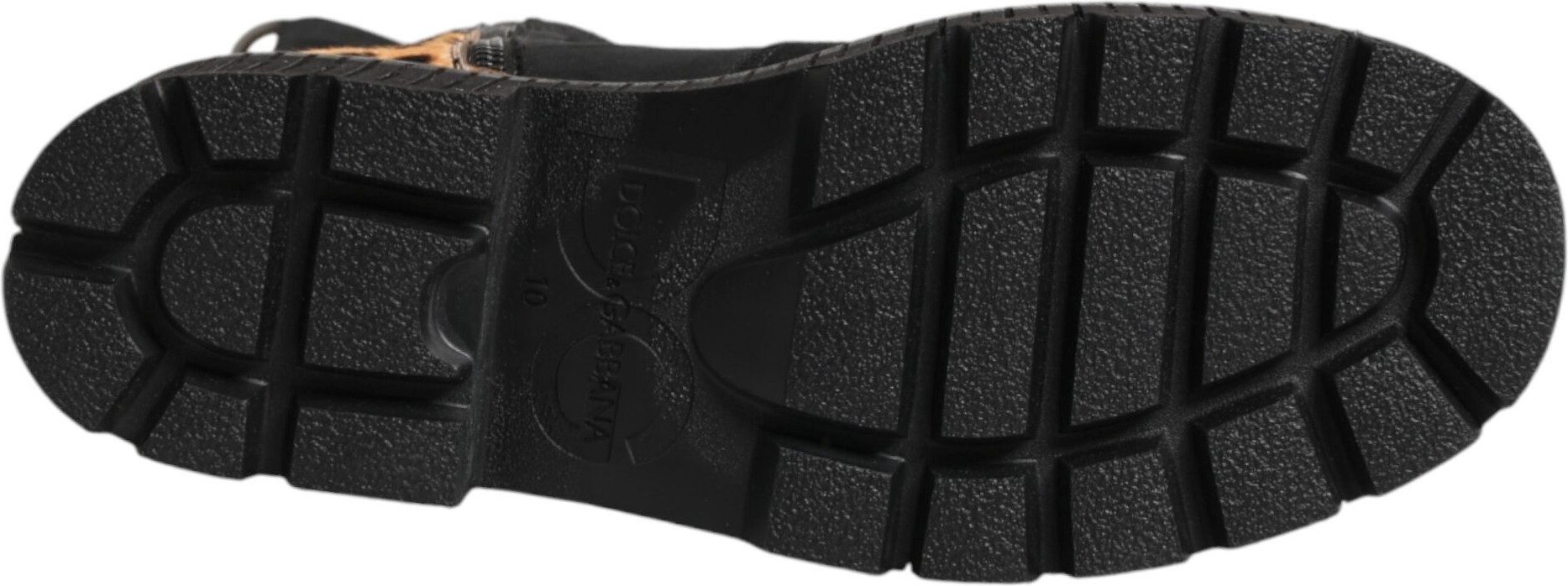 Mehrfarbige Leo-Stiefel bis zur Wade von Dolce & Gabbana