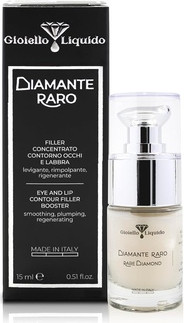 Gioiello Liquido Konzentrierte Filler-Creme für Augen- & Lippenkontur mit Füll-Effekt, Diamantstaub, Meereskiefer, Betain und Caulerpa Lentillifera