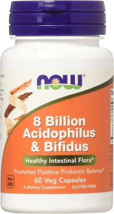 Now Foods 8 Billion Säure- und Bifiduskapseln