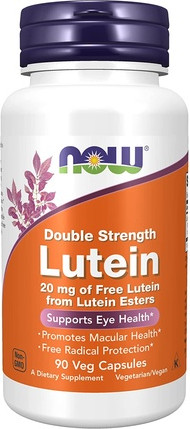 Vitamin Serum Now Foods Lutein 20mg with Free Lutein from Lutein Esters