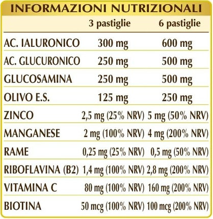 Dr Giorgini Tabletten Hyaluronsäure
