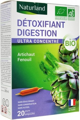 Naturland Detoxifying Digestion Organic Drinkable Vials