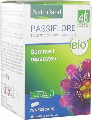 Naturland Passion Flower Organic Food Supplement