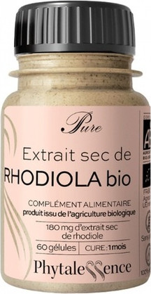 Phytalessence Pure Rhodiola Organic Dietary Supplement