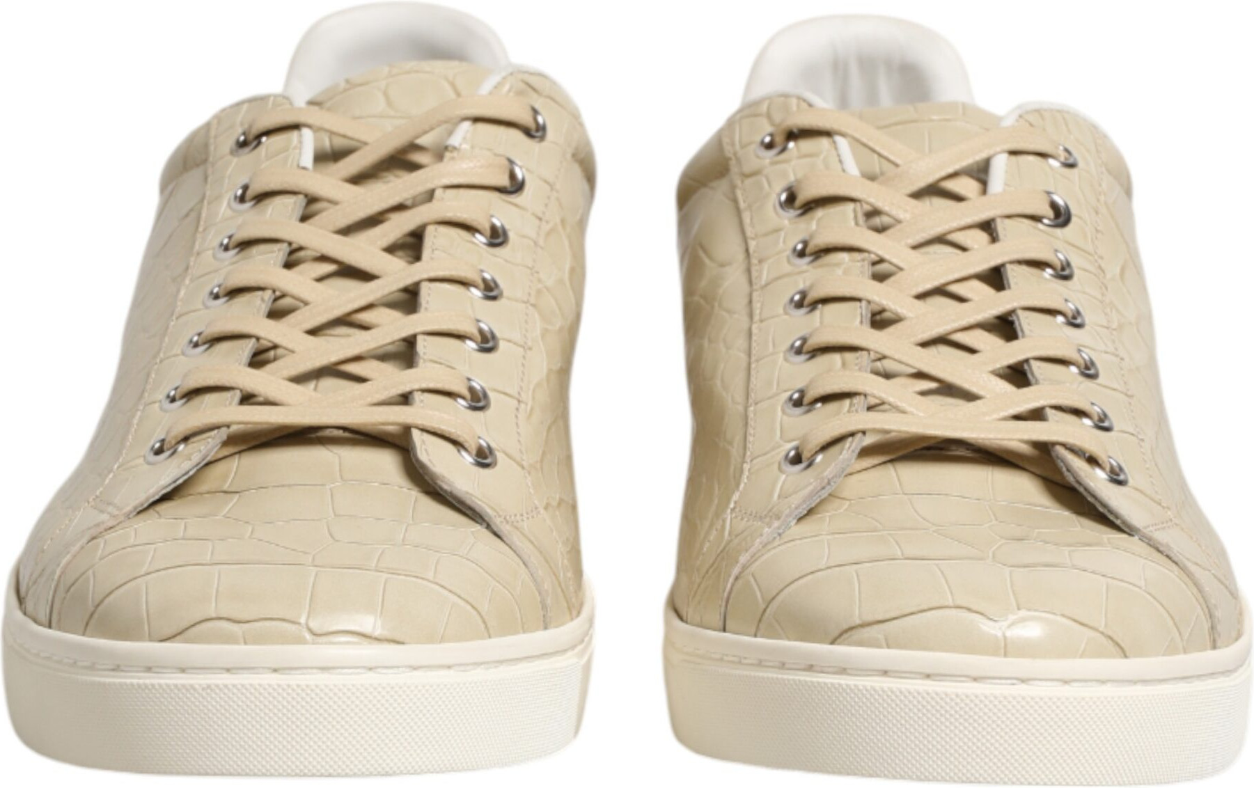 Low Top Leather Sneakers Shoes Dolce & Gabbana