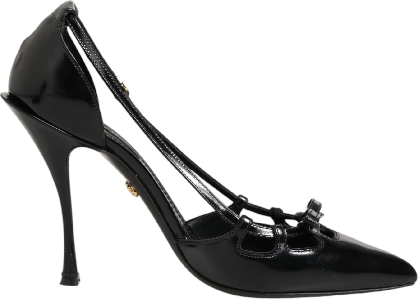 Black Patent Leather High Heels Pumps Shoes - Dolce & Gabbana
