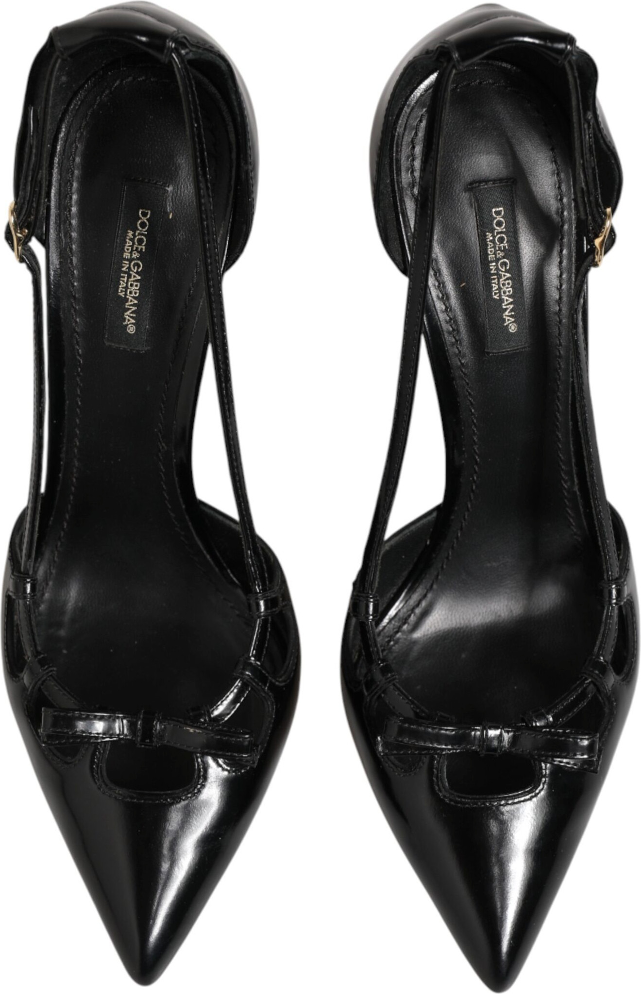Schwarze Lackleder Pumps - Dolce & Gabbana