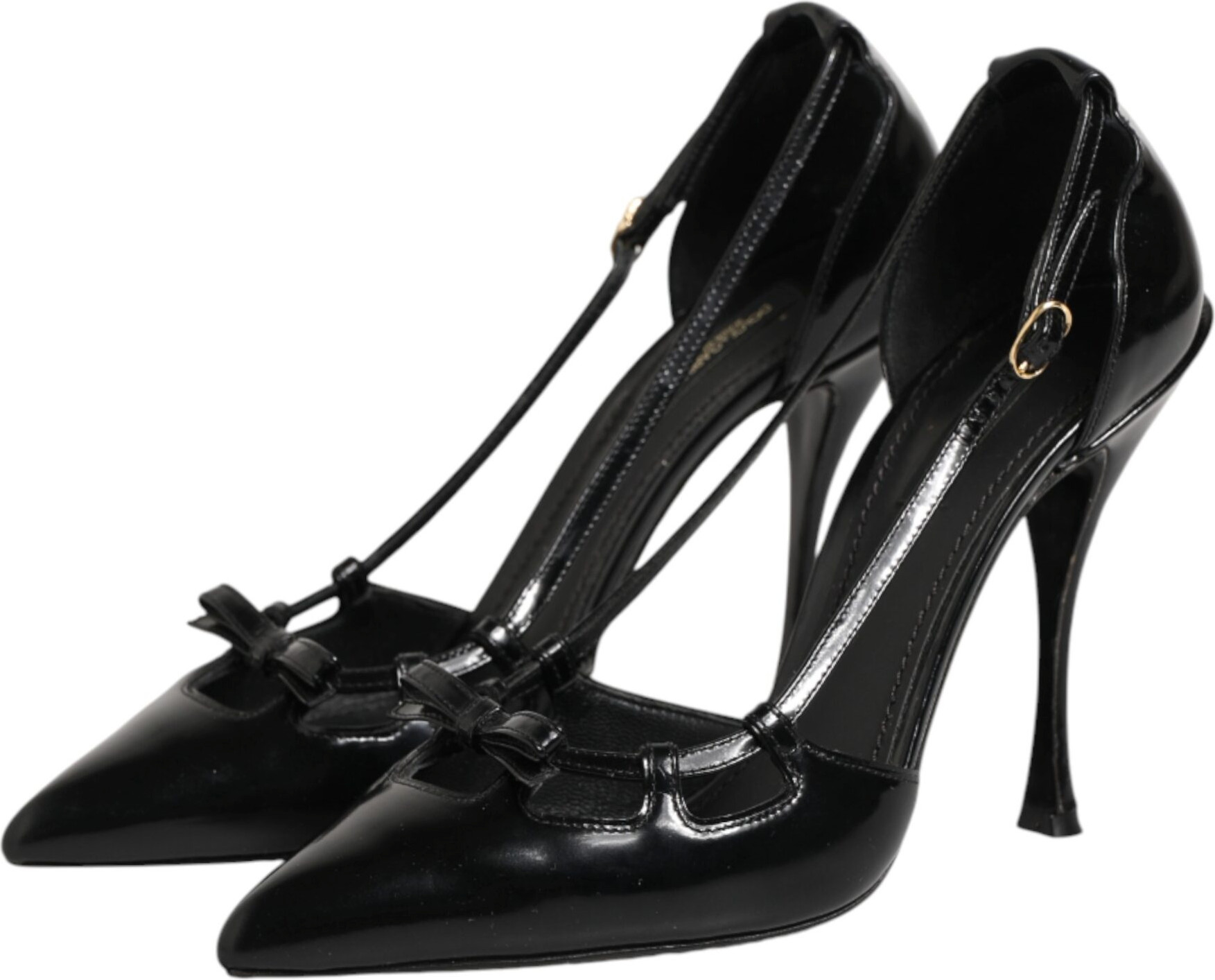 Schwarze Lackleder Pumps - Dolce & Gabbana
