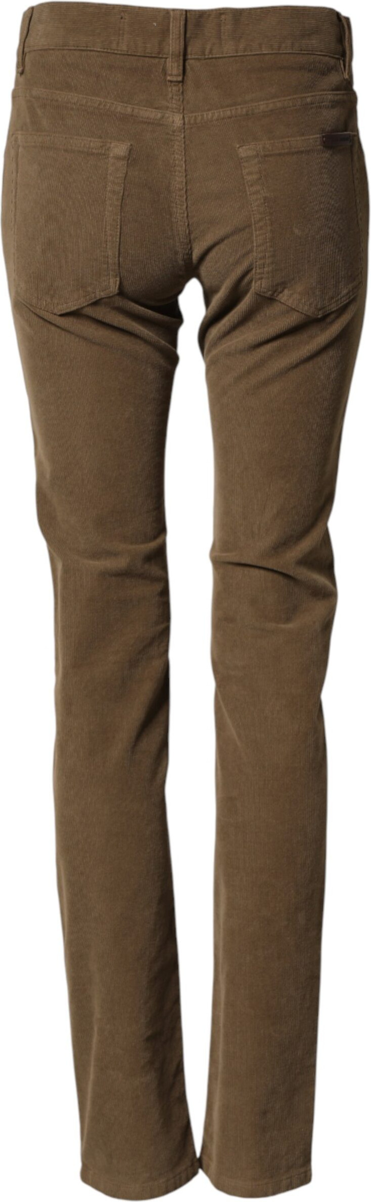 Herren Skinny Jeans aus Baumwoll-Stretch in Braun von Dolce & Gabbana