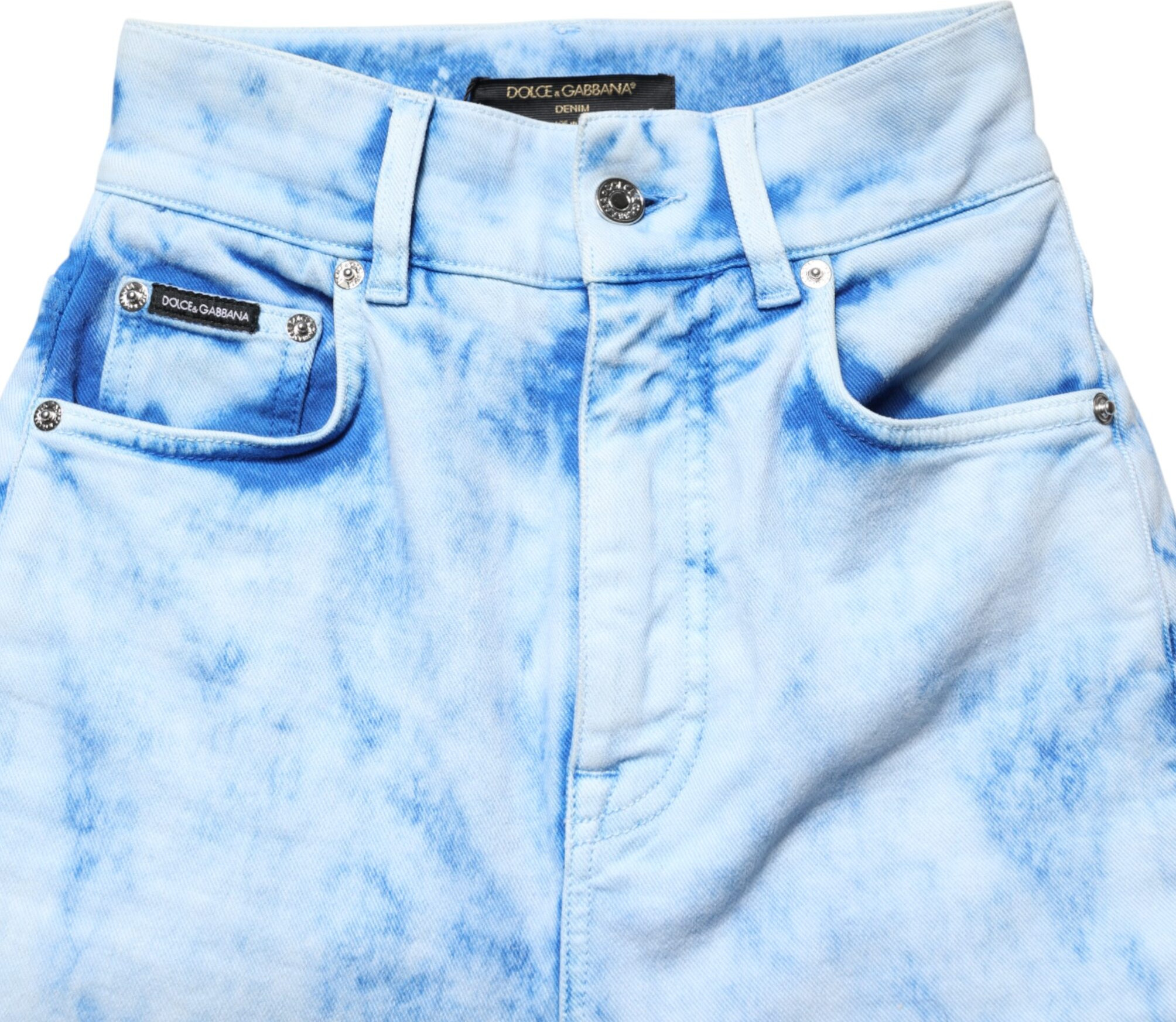 High Waist Skinny Denim Jeans Dolce & Gabbana
