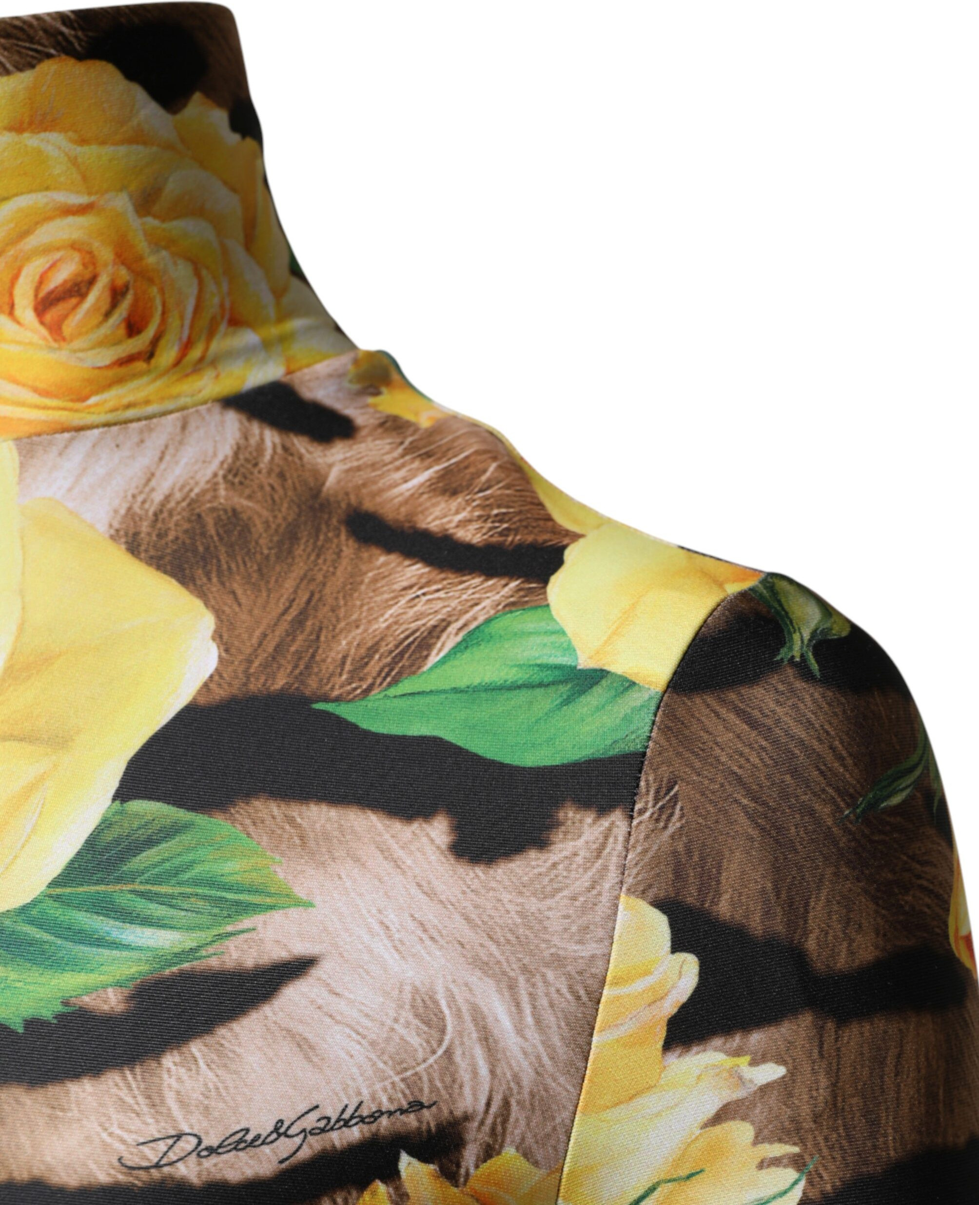 Mehrfarbiges Blumenmuster Etuikleid von Dolce & Gabbana