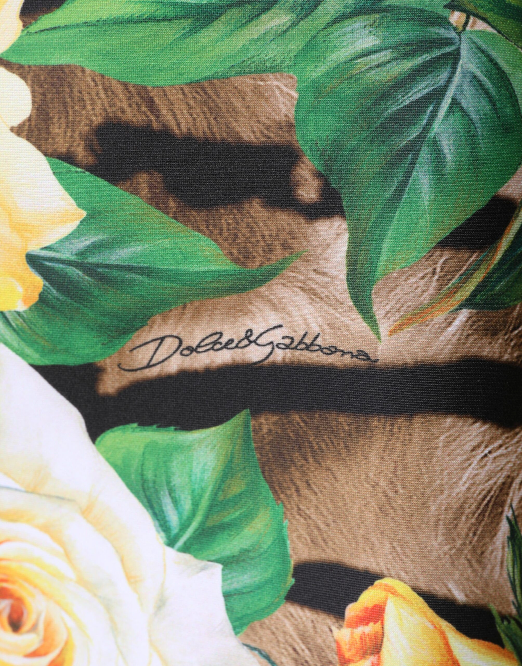 Mehrfarbiges Blumenmuster Etuikleid von Dolce & Gabbana