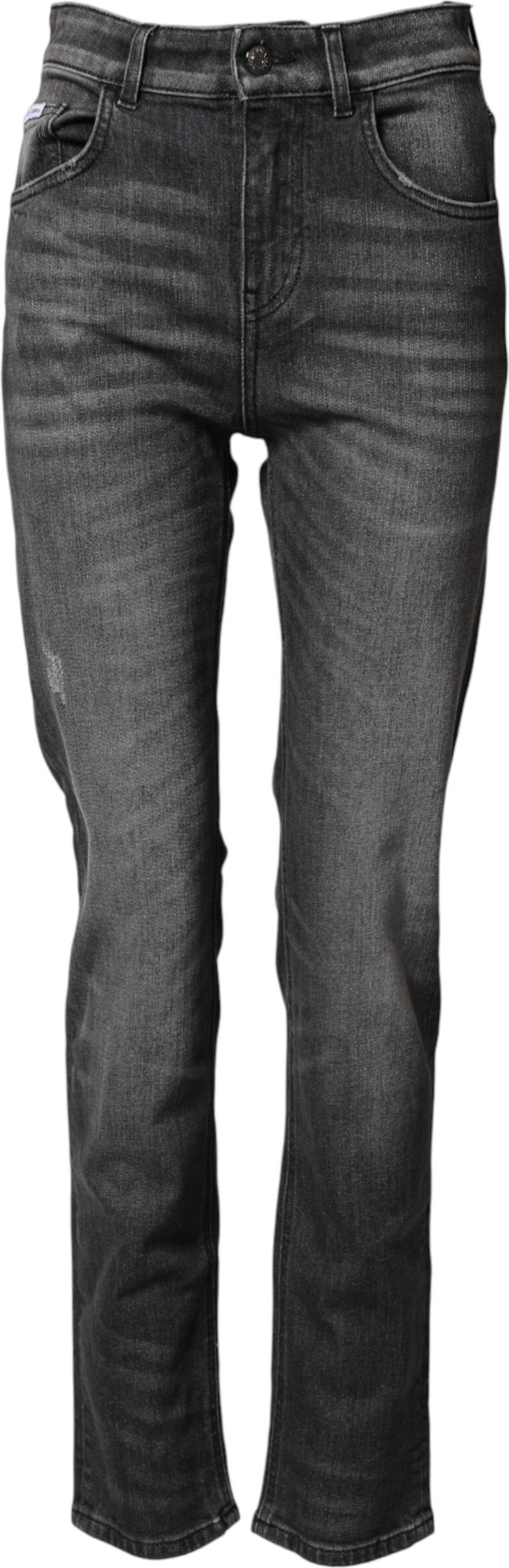 High Waist Baumwoll Skinny Jeans Dolce & Gabbana