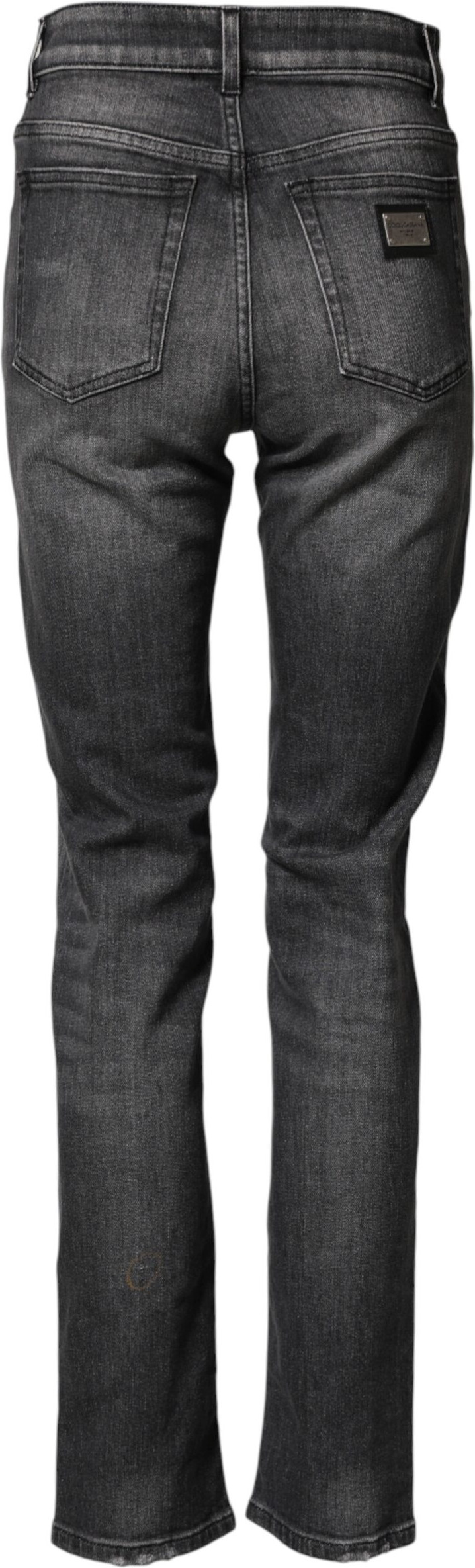 High Waist Baumwoll Skinny Jeans Dolce & Gabbana