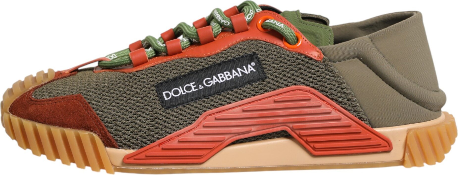 Mehrfarbige Schnür-Sneaker NS1 Low Top von Dolce & Gabbana