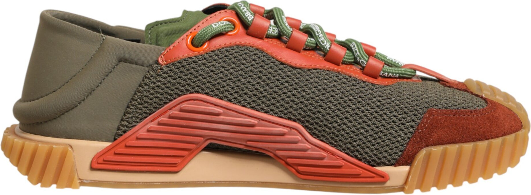 Multicolor Lace Up Low Top NS1 Sneakers Shoes Dolce & Gabbana